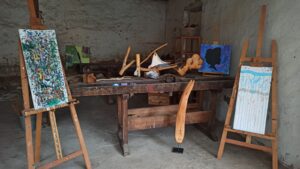 Blick in die Kreativwerkstatt